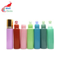 10ml eye cream serum essential oil lip gloss roll on glass bottle with gem stone roller ball Roller-115B